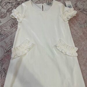 Habitual Shimmering Cream Kids Formal Dress